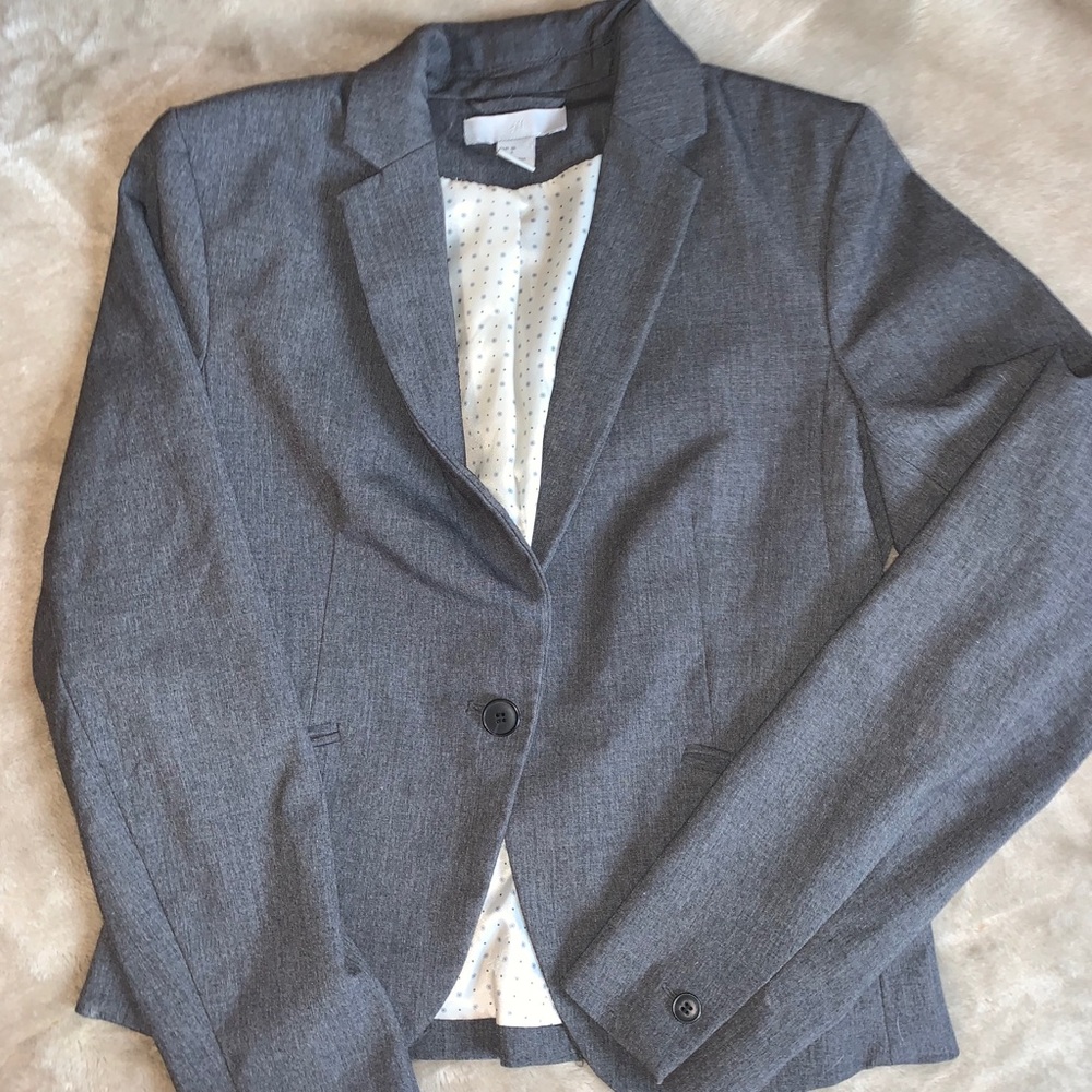 Charcoal Grey H&M Blazer